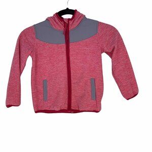 Minus Zero Fleece Zip-up Hooded Jacket Coat Pink